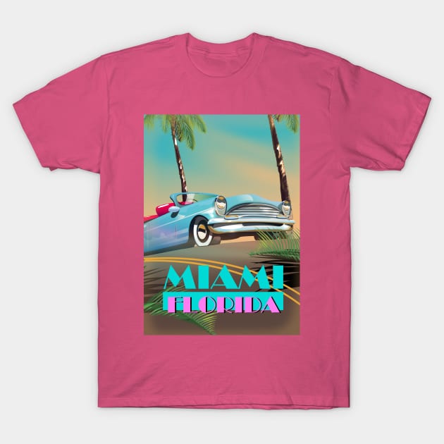 Miami Florida T-Shirt by nickemporium1